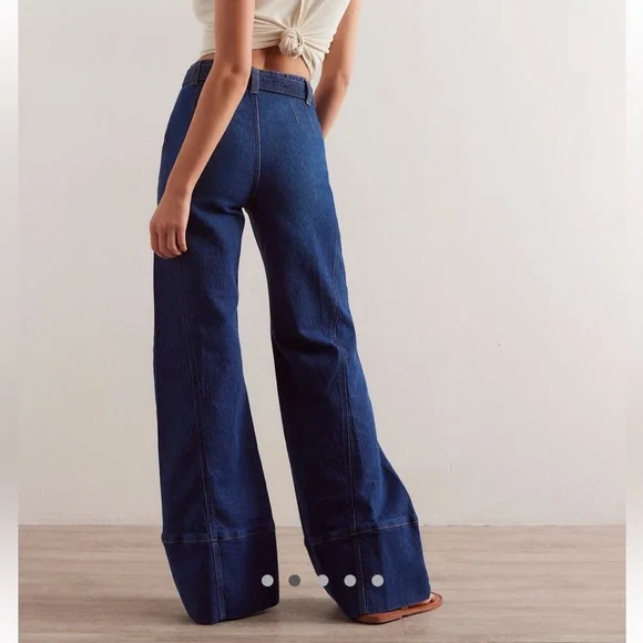 Free People We the Free Ryla A-line jeans sz 25 - Picture 6 of 6